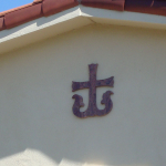 Stone Cross Medallion for the exterior face of the catholicon